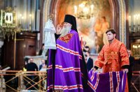 27-Епископ Амфилохий сослужил Святейшему Патриарху Кириллу за Литургией в храме Христа Спасителя в Москве и принял участие в хиротонии архимандрита Игнатия (Сидоренко) во епископа Актюбинского и Кызылординского