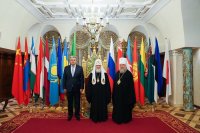 32-Епископ Амфилохий сослужил Святейшему Патриарху Кириллу за Литургией в храме Христа Спасителя в Москве и принял участие в хиротонии архимандрита Игнатия (Сидоренко) во епископа Актюбинского и Кызылординского