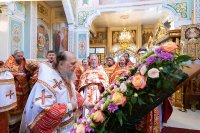 25-Отдание праздника Святой Пасхи. Архиепископ Усть-Каменогорский и Семипалатинский Амфилохий сослужил митрополиту Александру за Литургией в Никольском соборе Южной столицы.