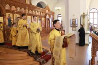 25-Архиерейское богослужение в Неделю святых отец