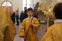 28-Архиерейское богослужение в Неделю святых отец