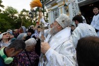 23-В праздник Вознесения Господня управляющий Усть-Каменогорской и Семипалатинской епархией сослужил Главе Митрополичьего округа за Литургией в Вознесенском соборе Южной столицы