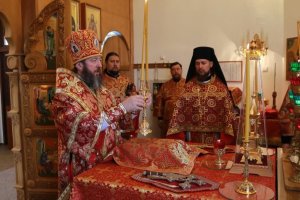 В день памяти пророка Божия Илии архиепископ Амфилохий совершил Божественную Литургию в Троицком храме города Усть-Каменогорска