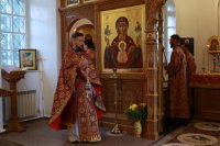 22-В день памяти пророка Божия Илии архиепископ Амфилохий совершил Божественную Литургию в Троицком храме города Усть-Каменогорска