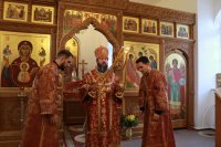 26-В день памяти пророка Божия Илии архиепископ Амфилохий совершил Божественную Литургию в Троицком храме города Усть-Каменогорска