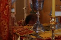 28-В день памяти пророка Божия Илии архиепископ Амфилохий совершил Божественную Литургию в Троицком храме города Усть-Каменогорска