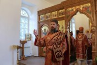 32-В день памяти пророка Божия Илии архиепископ Амфилохий совершил Божественную Литургию в Троицком храме города Усть-Каменогорска