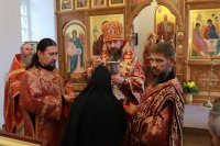 34-В день памяти пророка Божия Илии архиепископ Амфилохий совершил Божественную Литургию в Троицком храме города Усть-Каменогорска