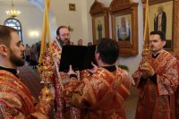 38-В день памяти пророка Божия Илии архиепископ Амфилохий совершил Божественную Литургию в Троицком храме города Усть-Каменогорска