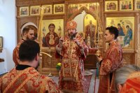 39-В день памяти пророка Божия Илии архиепископ Амфилохий совершил Божественную Литургию в Троицком храме города Усть-Каменогорска