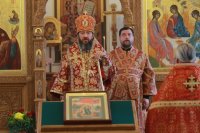 40-В день памяти пророка Божия Илии архиепископ Амфилохий совершил Божественную Литургию в Троицком храме города Усть-Каменогорска