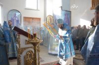 6-В день празднования Казанского образа Пресвятой Богородицы архиепископ Амфилохий посетил православных христиан посёлка Усть-Таловка