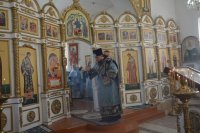 11-В день празднования Казанского образа Пресвятой Богородицы архиепископ Амфилохий посетил православных христиан посёлка Усть-Таловка