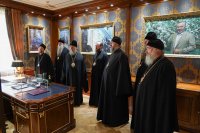 5-Глава и архипастыри Казахстанского Митрополичьего округа посетили Посольство Республики Казахстан в Москве 
