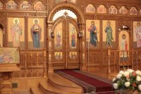 4-Накануне праздника Введения во храм Пресвятой Богородицы Управляющий Усть-Каменогорской и Семипалатинской епархией совершил всенощное бдение в Андреевском кафедральном соборе