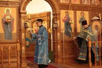 6-Накануне праздника Введения во храм Пресвятой Богородицы Управляющий Усть-Каменогорской и Семипалатинской епархией совершил всенощное бдение в Андреевском кафедральном соборе