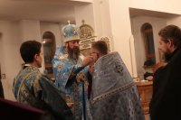 34-Накануне праздника Введения во храм Пресвятой Богородицы Управляющий Усть-Каменогорской и Семипалатинской епархией совершил всенощное бдение в Андреевском кафедральном соборе