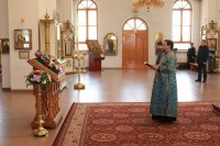 3-Вечернее богослужение в кафедральном соборе в канун праздника Благовещения Пресвятой Богородицы