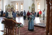 4-Вечернее богослужение в кафедральном соборе в канун праздника Благовещения Пресвятой Богородицы