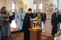 10-Вечернее богослужение в кафедральном соборе в канун праздника Благовещения Пресвятой Богородицы