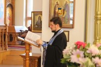 26-Вечернее богослужение в кафедральном соборе в канун праздника Благовещения Пресвятой Богородицы