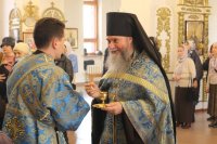 27-Вечернее богослужение в кафедральном соборе в канун праздника Благовещения Пресвятой Богородицы