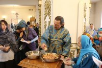 29-Вечернее богослужение в кафедральном соборе в канун праздника Благовещения Пресвятой Богородицы
