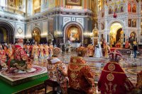 4-Управляющий Усть-Каменогорской и Семипалатинской епархией сослужил Святейшему Патриарху Кириллу за Литургией в храме Христа Спасителя в Москве и принял участие в хиротонии архимандрита Клавдиана (Полякова) во епископа Талдыкорганского 