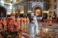 7-Управляющий Усть-Каменогорской и Семипалатинской епархией сослужил Святейшему Патриарху Кириллу за Литургией в храме Христа Спасителя в Москве и принял участие в хиротонии архимандрита Клавдиана (Полякова) во епископа Талдыкорганского 