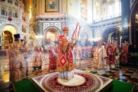 12-Управляющий Усть-Каменогорской и Семипалатинской епархией сослужил Святейшему Патриарху Кириллу за Литургией в храме Христа Спасителя в Москве и принял участие в хиротонии архимандрита Клавдиана (Полякова) во епископа Талдыкорганского 