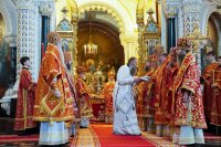 16-Управляющий Усть-Каменогорской и Семипалатинской епархией сослужил Святейшему Патриарху Кириллу за Литургией в храме Христа Спасителя в Москве и принял участие в хиротонии архимандрита Клавдиана (Полякова) во епископа Талдыкорганского 