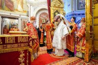 17-Управляющий Усть-Каменогорской и Семипалатинской епархией сослужил Святейшему Патриарху Кириллу за Литургией в храме Христа Спасителя в Москве и принял участие в хиротонии архимандрита Клавдиана (Полякова) во епископа Талдыкорганского 