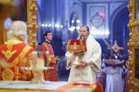 22-Управляющий Усть-Каменогорской и Семипалатинской епархией сослужил Святейшему Патриарху Кириллу за Литургией в храме Христа Спасителя в Москве и принял участие в хиротонии архимандрита Клавдиана (Полякова) во епископа Талдыкорганского 