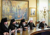 3-Святейший Патриарх Кирилл встретился с Главой и архипастырями Казахстанского Митрополичьего округа 