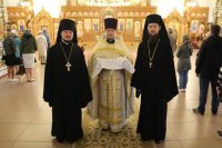 2-Память святых отцов Вселенских Соборов. Архиепископ Амфилохий совершил Божественную Литургию в Андреевском кафедральном соборе столицы Рудного Алтая.