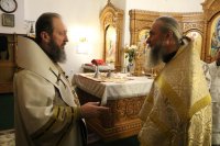 43-Память святых отцов Вселенских Соборов. Архиепископ Амфилохий совершил Божественную Литургию в Андреевском кафедральном соборе столицы Рудного Алтая.