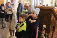 46-Память святых отцов Вселенских Соборов. Архиепископ Амфилохий совершил Божественную Литургию в Андреевском кафедральном соборе столицы Рудного Алтая.