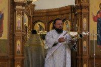 53-Память святых отцов Вселенских Соборов. Архиепископ Амфилохий совершил Божественную Литургию в Андреевском кафедральном соборе столицы Рудного Алтая.