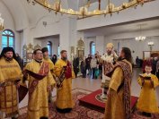 9-Божественная Литургия в Андреевском соборе в Неделю 21-ю по Пятидесятнице