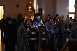 Великое повечерие с чтением первой части Великого покаянного канона преподобного Андрея Критского