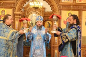 Служение епископа Амфилохия в день Благовещения Пресвятой Богородицы