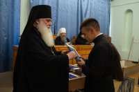 21-Управляющий Усть-Каменогорской и Семипалатинской епархией принял участие в выпускном акте Томской духовной семинарии