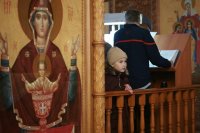 13-В день памяти святителя Амфилохия Иконийского Управляющий Усть-Каменогорской и Семипалатинской епархией  совершил Божественную Литургию в главном храме епархии