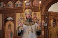 28-В день памяти святителя Амфилохия Иконийского Управляющий Усть-Каменогорской и Семипалатинской епархией  совершил Божественную Литургию в главном храме епархии