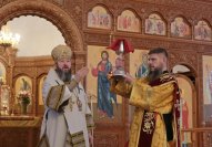 30-В день памяти святителя Амфилохия Иконийского Управляющий Усть-Каменогорской и Семипалатинской епархией  совершил Божественную Литургию в главном храме епархии