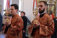 22-В Неделю жен-мироносиц архиепископ Амфилохий совершил Божественную Литургию в Андреевском кафедральном соборе