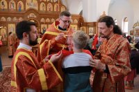 47-В Неделю жен-мироносиц архиепископ Амфилохий совершил Божественную Литургию в Андреевском кафедральном соборе