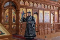 8-Епископ Амфилохий возглавил служение Божественной Литургии Преждеосвященных Даров