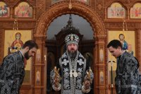 21-Епископ Амфилохий возглавил служение Божественной Литургии Преждеосвященных Даров