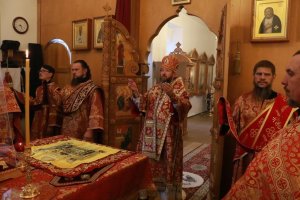 Архипастырское богослужение в день праздника святого великомученика и целителя Пантелеимона 